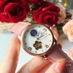 High Quality Omega Moon phase Automatic Watches Rose Gold Lady Size